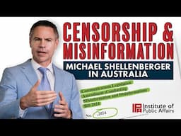 Michael Shellenberger in Australia | Misinformation laws and the censorship agenda