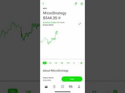 $MSTR UP HUGE PREMARKET 15% #stocks #bitcoin #mstr #stockmarket #robinhoodinvesting #shorts