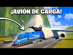 CAMIÓN DE AMAZON SALIENDO DE UN AVIÓN | American Truck Simulator