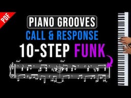 How To Play Funk Piano in 10 Steps | Call & Response Backing Track #jazzpiano