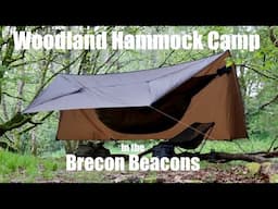 Woodland Hammock Camp.  Hiking in the Brecon Beacons.  World War Two Bomber Wreck.