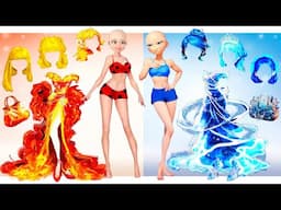 Miraculous into 4 Elements: WATER, FIRE, RAINBOW, MOON| Style WOW