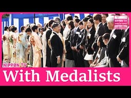 Emperor and Empress Host Autumn Garden Party, Chatting with Paris Olympic Medalists