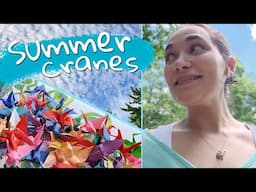 Ready For a New Adventure? 🌺 Wild Sage Transformation & Creating Summer Cranes!! 🌈