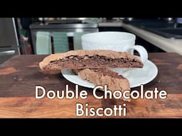 Double Chocolate Biscotti ~ Chocolate Chip Biscotti ~ 12 days of cookies