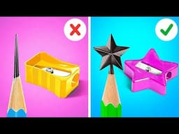 Creative DIY School Hacks & Viral Tricks | Simple Crafts to Make School Life Easier by 123 Go Like!