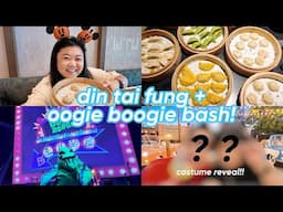 reviewing din tai fung at disney 🥟, halloween costume reveal 🎃 + oogie boogie bash!!! 👻