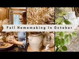 Fall Homemaking In October~Fall Homemaking and Clean With Dovety~Clean and Decorate With Me For Fall