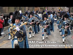 Edinburgh Remembrance Day 2024 - The RAF P&D