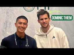 I Played TENNIS with DOMINIC THIEM at the 2024 ATP TOUR FINALS