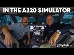 Can Gabe fly an A220? (in the sim) *Strobe Warning*