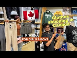 Clothing for girl & boys in Canada 🇨🇦 | Cost | Detailed shopping video 🇨🇦 | Manvi Gangwani