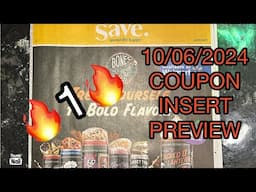 WHAT COUPONS ARE WE GETTING? 10/06/2024 SAVE COUPON INSERT PREVIEW🔥HOT COUPONS