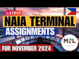 🔴STOP! BE AWARE OF THE TERMINAL ASSIGNMENTS AT NAIA WHEN TRAVELING TO THE PHILIPPINES THIS NOVEMBER