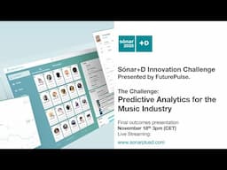 Sónar+D Innovation Challenge, presented by Future Pulse: Final Outcomes presentation