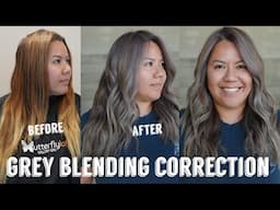 Hair Transformations with Lauryn: Grey Blending on Orange Hair Color Correction Ep. 219