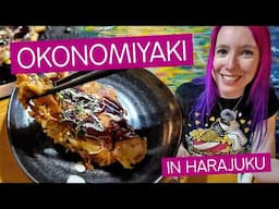 🌸 Okonomiyaki at Sakuratei in Harajuku, Tokyo 🌸 (with vegetarian options)