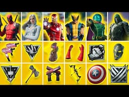 Evolution of All Marvel Mythic Bosses, Weapons & Items in Fortnite (Chapter 1 to Chapter 6)