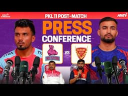 PKL 11 M70 | Jaipur Pink Panthers vs Dabang Delhi K.C.  | Press Conference ft. Arjun & Ashu Malik