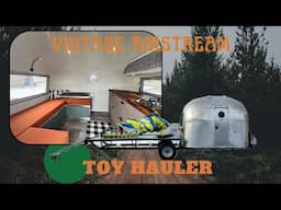 The ONLY Airstream Toy Hauler Ever Built, Off Grid Custom Camper Tour