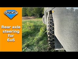 UNICAT Expedition Vehicle - Rear axle steering