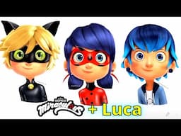 Glow Up Miraculous Ladybug + Luca Pixar