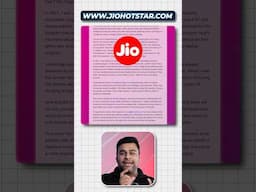 JioHotstar Digital Real Estate Website Domain ! #shorts