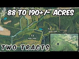 88 to 190 acres Alabama Land For Sale - Buy All or 1 Tract - Blount Co