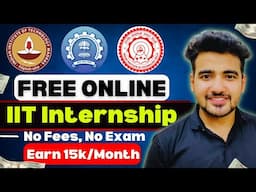 IIT Free Internships With Free Certificate in 2024 | Best Online Internships for College Students