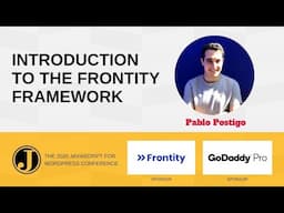 Introduction to Frontity Framework with Pablo Postigo