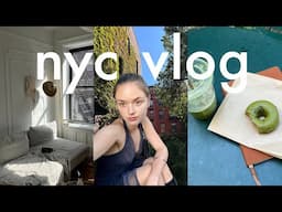 NYC VLOG: my 21st birthday, first day of classes, fashion week