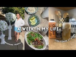 A WEEK IN MY LIFE | WORKING 9 TO 5 OFFICE JOB, HOMEMADE ICED COFFEE, WEDDING ERRANDS! August 2024