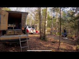 Overnight Truck Camping in the White Mountains of New England  - Peak Fall Colors