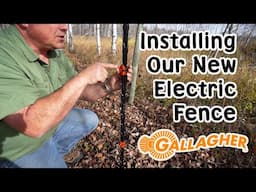 Installing Gallagher Electric Fence Line Posts