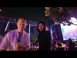 Bangkok creators rooftop party