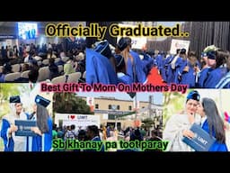 Officially Graduated|Finally Degree khatam hogae|Mama was so happy|Mehwish naz