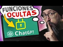 Nuevas FUNCIONES OCULTAS  de ChatGPT que debes conocer [ GRATIS ] Generador de prompts Open AI