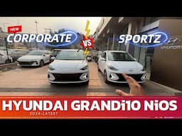 Compare New Hyundai Grandi10 NiOS Corporate vs Sportz ! Which One is Best for You ????