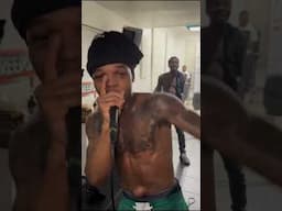 Vybz kartel & His Son's Rehearsal for Freedom Street #shorts