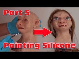 Silicone Creature Part 5: Painting Silicone