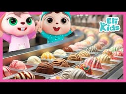 Ice Cream Factory Fun | Eli Kids Songs & Cartoons