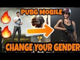 HOW TO CHANGE GENDER IN PUBG MOBILE || HOW TO BECOME FEMALE IN PUBG MOBILE || BECOME GIRL IN PUBG M