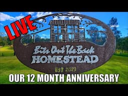 Our 12 month Anniversary - Farm & Aquaponics Live Stream