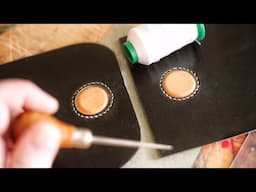 Installing Hidden Magnets in Leather