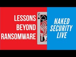 Lessons beyond ransomware