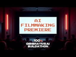 AI Filmmaking Premiere | 100x GenAI Buildathon