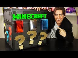 UNBOXING A MINECRAFT MYSTERY BOX!!!!