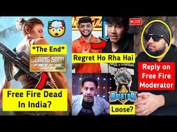 SHOCKING 😰 - Free Fire *THE END* in india?, Raistar, Pahadi Gaming, Jonty Bhai, Mr Jay & FF India 😬