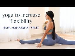 Yoga Asanas For Flexibility | How to Split | Hanumanasana | Stretch & Flexibility Routine