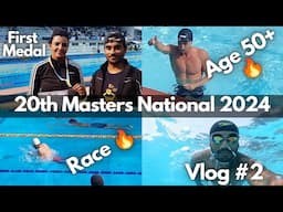 20th Masters National Swimming Competition - Day 2 Vlog, Race Video and Mismanagement